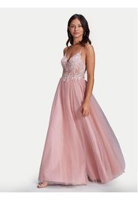 Hey Kyla - Swing Sukienka wieczorowa 5AH013HK Różowy Slim Fit. Kolor: różowy. Materiał: syntetyk. Styl: wizytowy #7