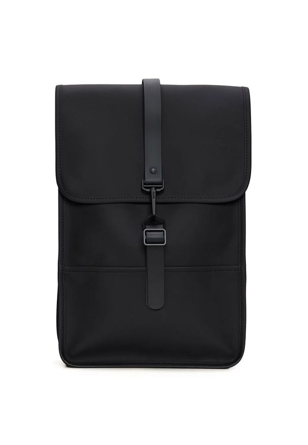 Plecak Rains Backpack Mini W3 13020-01 - czarny. Kolor: czarny. Materiał: poliester, materiał. Styl: elegancki