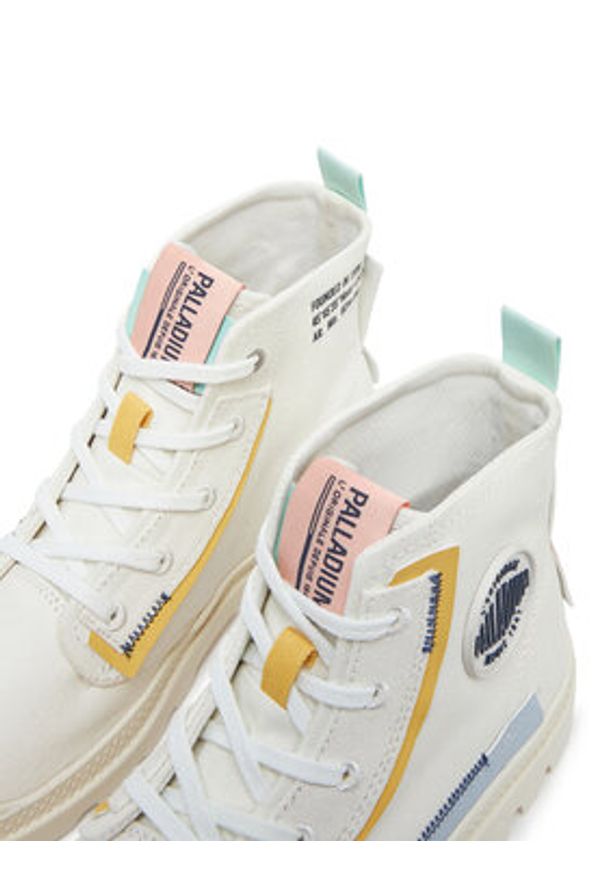 Palladium Trapery Pampa Underlayer 99183-116-M Biały. Kolor: biały. Materiał: materiał