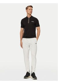 BOSS Polo Serve 3 50559206 Czarny Slim Fit. Typ kołnierza: polo. Kolor: czarny. Materiał: syntetyk #2
