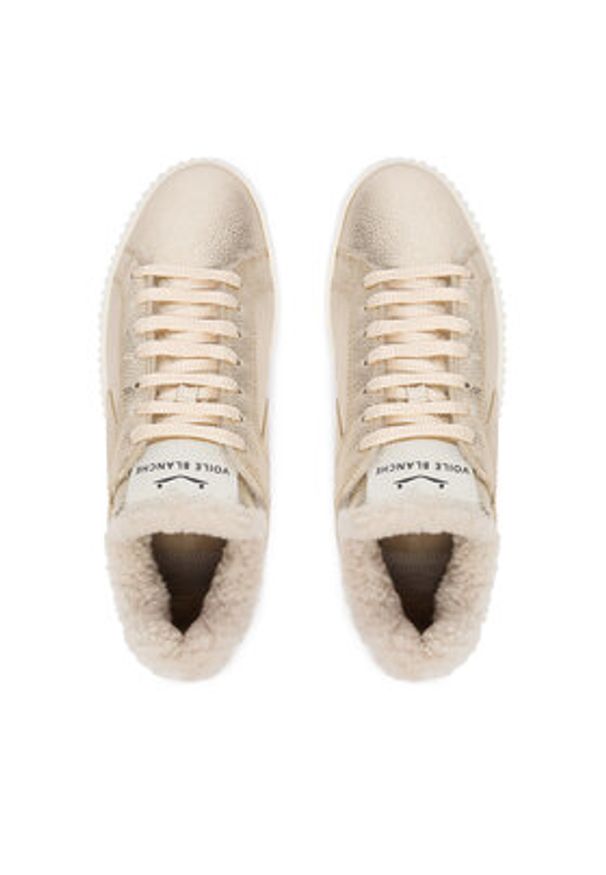 Voile Blanche Sneakersy Lipari 2017113.19.0Q06 Złoty. Kolor: złoty. Materiał: skóra