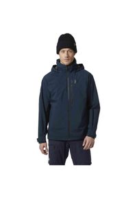 Kurtka żeglarska męska Helly Hansen Hp Racing Lifaloft Hooded. Kolor: niebieski. Sport: żeglarstwo #1