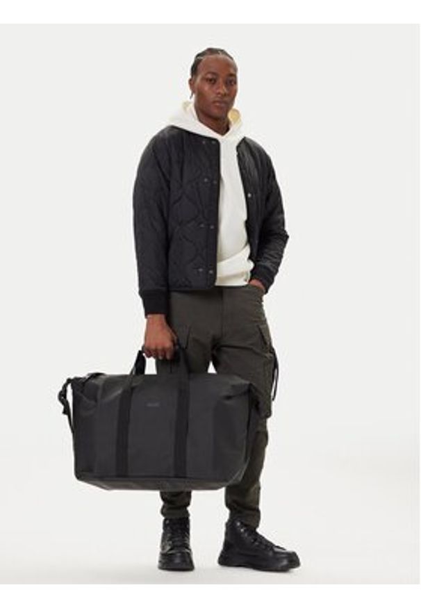 Rains Torba weekendowa Hilo Weekend Bag W3 14200 Czarny. Kolor: czarny. Materiał: materiał