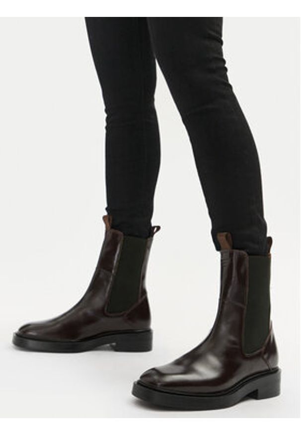 GANT - Gant Sztyblety Fallwi 29551713 Brązowy. Kolor: brązowy. Materiał: skóra