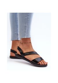 Sandały Damskie 82429 Ipanema Vibe Sandal Fem Czarne. Okazja: na plażę, na spacer. Kolor: czarny #11