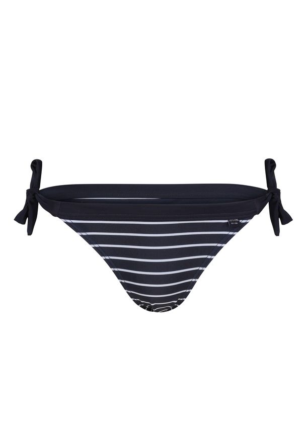 Regatta - Dół Od Bikini Damski W Paski Flavia String. Kolor: biały, niebieski, wielokolorowy. Wzór: paski