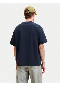 Jack & Jones T-Shirt Niagara 12293422 Granatowy Regular Fit. Kolor: niebieski. Materiał: bawełna #4