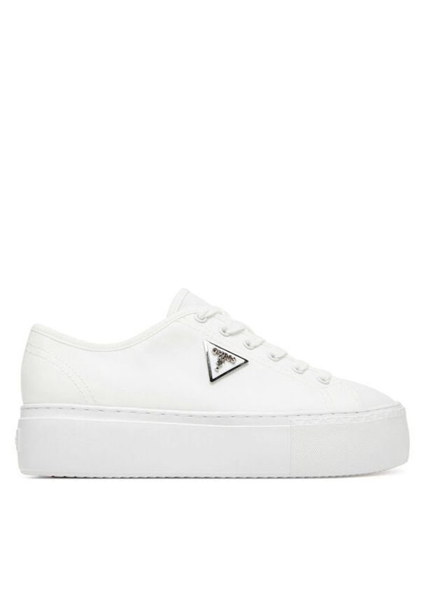 Guess Trampki FLTJO2 FAB12 Biały. Kolor: biały. Materiał: materiał
