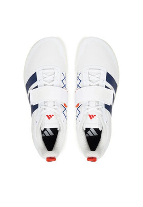 Adidas - adidas Buty na siłownię The Total Weightlifting JP9868 Biały. Kolor: biały. Materiał: materiał. Sport: fitness