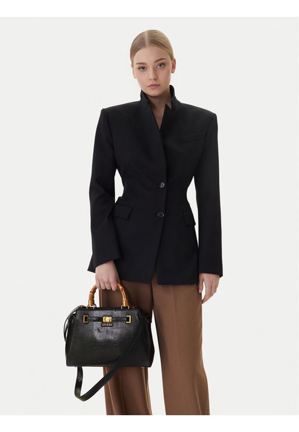 Guess Torebka HWKB95 06060 Czarny. Kolor: czarny. Materiał: skórzane