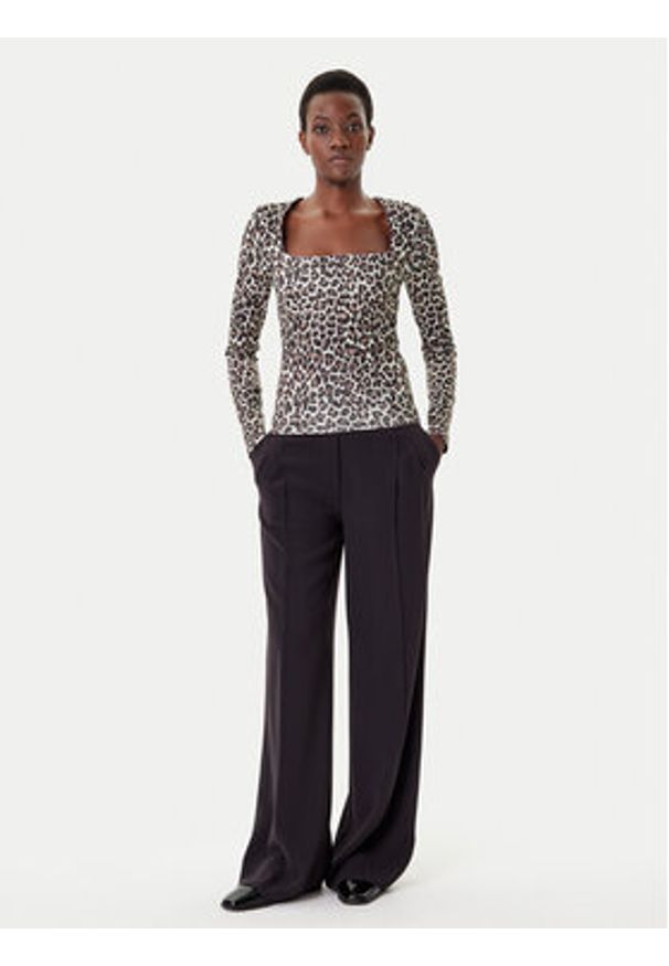 Vero Moda Bluzka Million 10334613 Beżowy Regular Fit. Kolor: beżowy. Materiał: syntetyk