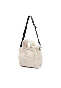 Calvin Klein Jeans Torebka Teddy Tote Bag IU0IU00355 Beżowy. Kolor: beżowy #2