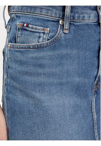 TOMMY HILFIGER - Tommy Hilfiger Spódnica jeansowa Melany WW0WW42881 Niebieski Regular Fit. Kolor: niebieski. Materiał: bawełna #4
