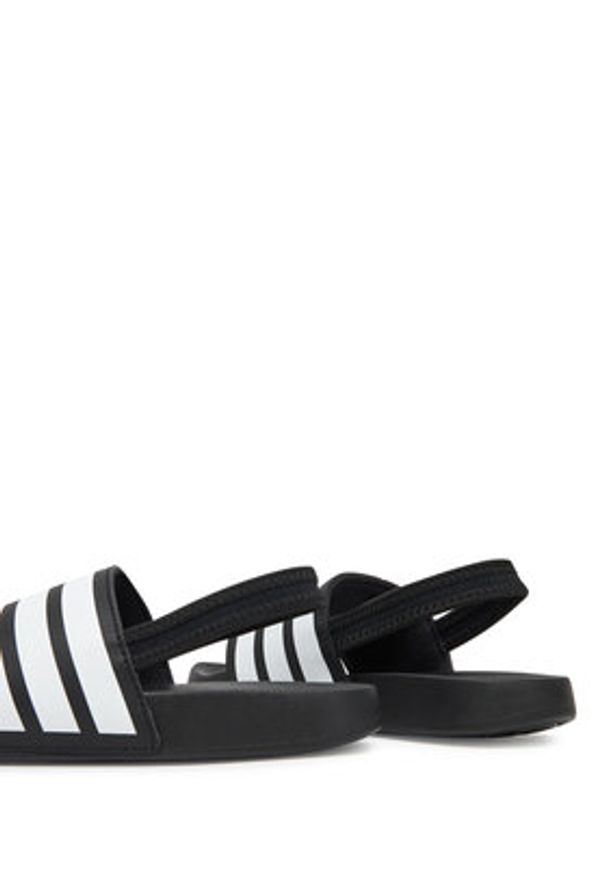 Adidas - adidas Sandały adilette Estrap JR5328 Czarny. Kolor: czarny