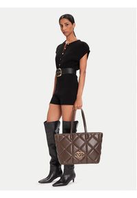 Love Moschino - LOVE MOSCHINO Torebka JC4120PP0NLC0313 Brązowy. Kolor: brązowy. Materiał: skórzane #4