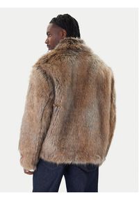 Hugo - HUGO Futro Bryan2541 50546592 Brązowy Relaxed Fit. Kolor: brązowy. Materiał: syntetyk #4