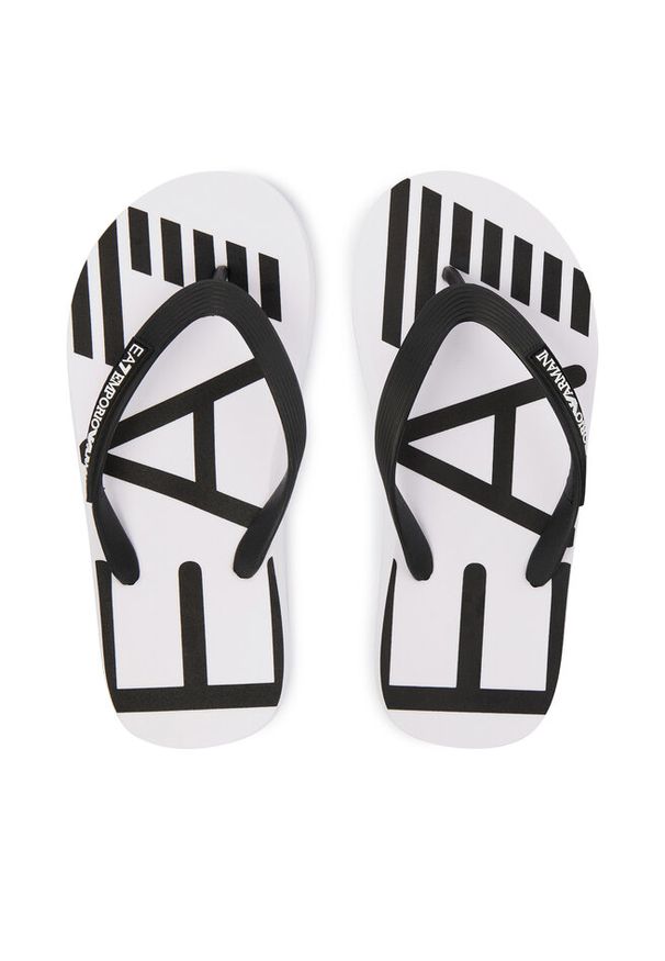 Japonki EA7 Emporio Armani. Kolor: biały