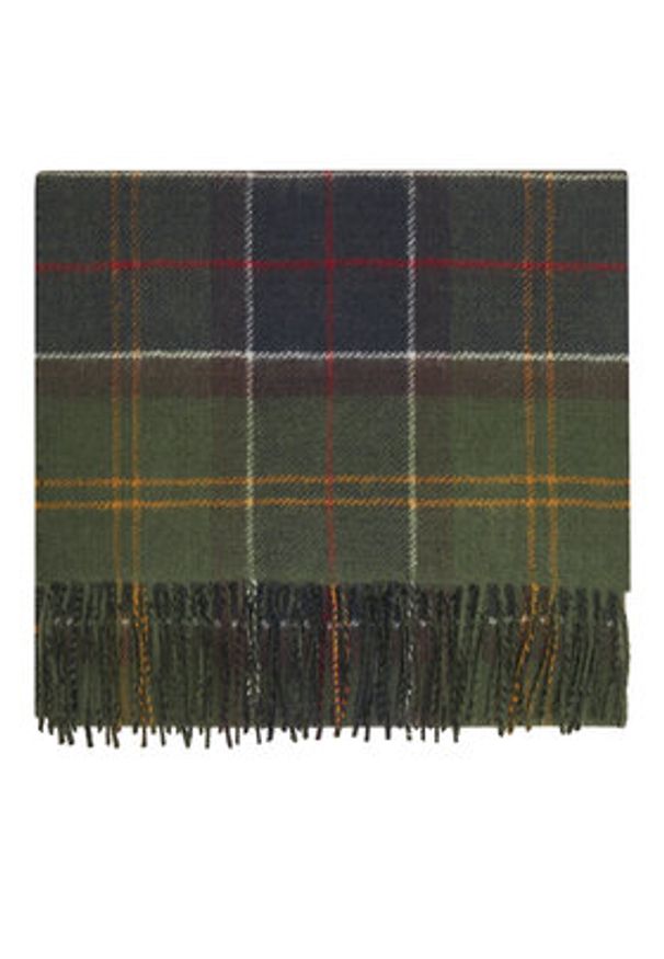 Barbour Szalik Dramside Reversible USC0401TN11 Zielony. Kolor: zielony. Materiał: wełna, materiał