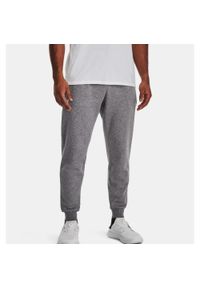 Spodnie fitness męskie Under Armour Rival Fleece Joggers. Kolor: wielokolorowy, szary. Sport: fitness