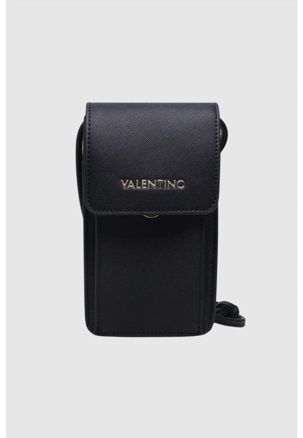 Valentino by Mario Valentino - VALENTINO Czarne etui na telefon Crossy. Kolor: czarny. Rodzaj torebki: na ramię