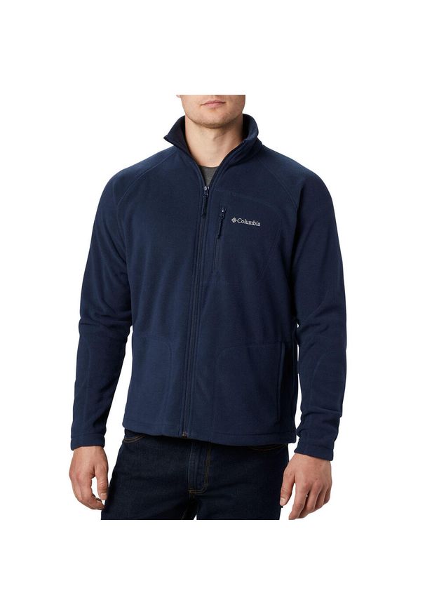columbia - Polar Sportowy Męski Columbia Fast Trek Full Zip Fleece. Kolor: niebieski. Materiał: polar