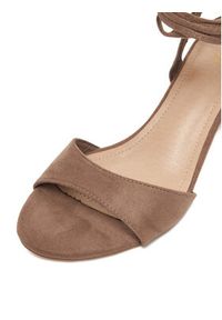 DeeZee Sandały F1356112-1 Brązowy. Kolor: brązowy. Materiał: materiał #5