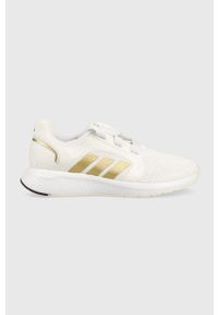 Adidas - adidas buty treningowe Edge Lux 5 kolor biały. Kolor: biały. Materiał: materiał, guma. Szerokość cholewki: normalna #1