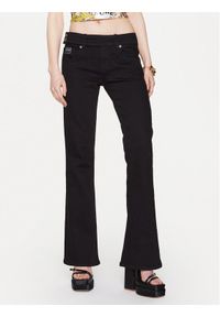 Versace Jeans Couture Jeansy Farrah 74HAB505 Czarny Flare Fit. Kolor: czarny