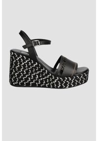 Karl Lagerfeld - KARL LAGERFELD Czarne sandały Gable, Rozmiar 39. Kolor: czarny #1