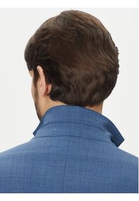Michael Kors Marynarka MK0SB01025 Niebieski Slim Fit. Kolor: niebieski. Materiał: syntetyk #3