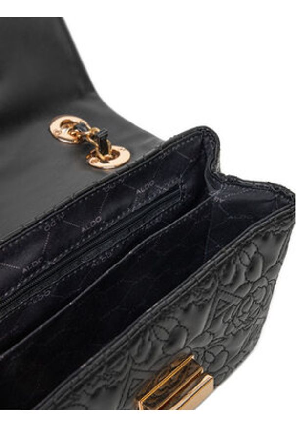 Aldo Torebka Adwiegan 13902360 Czarny. Kolor: czarny. Materiał: skórzane