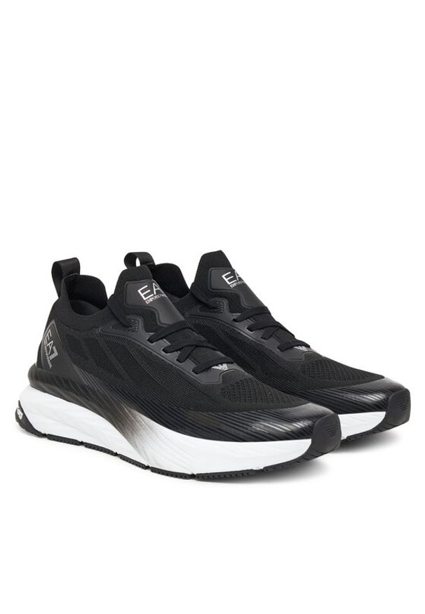 EA7 Emporio Armani Sneakersy 7X000343 AF18639 MC032 Czarny. Kolor: czarny. Materiał: materiał