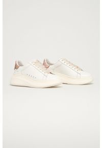 MOA Concept Buty skórzane kolor biały na platformie. Nosek buta: okrągły. Zapięcie: sznurówki. Kolor: biały. Materiał: skóra. Obcas: na platformie #2