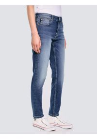 Big-Star - Jeansy damskie granatowe Maggie 546. Okazja: na co dzień. Kolor: niebieski. Styl: casual, klasyczny, elegancki #4