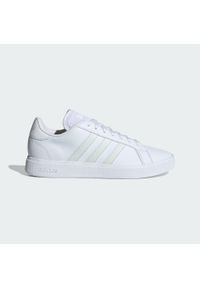 Adidas - Grand Court TD Lifestyle Court Casual Shoes. Okazja: na co dzień. Kolor: wielokolorowy, biały, zielony. Materiał: materiał. Sport: turystyka piesza #1