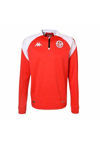 Kappa - Treningowy top Tunisie Ablas Pro 7 2024. Kolor: wielokolorowy, biały, czerwony. Sport: piłka nożna #1