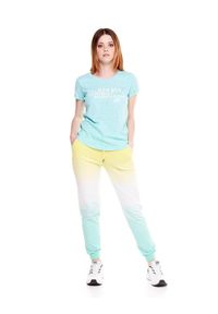 LEONE 1947 APPAREL - Damska koszulka Always Summer Silence Work. Kolor: niebieski. Materiał: tkanina. Sport: fitness