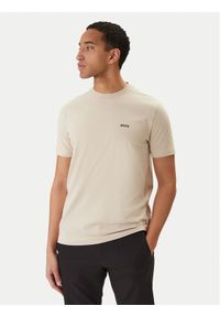 BOSS T-Shirt 50506373 Beżowy Regular Fit. Kolor: beżowy. Materiał: bawełna #1