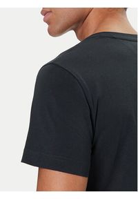 Tommy Jeans T-Shirt DM0DM04410 Czarny Regular Fit. Kolor: czarny. Materiał: bawełna