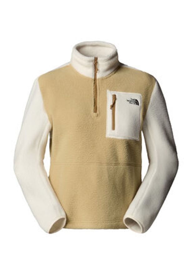 The North Face Polar Yumiori NF0A8E89 Beżowy Regular Fit. Kolor: beżowy. Materiał: syntetyk