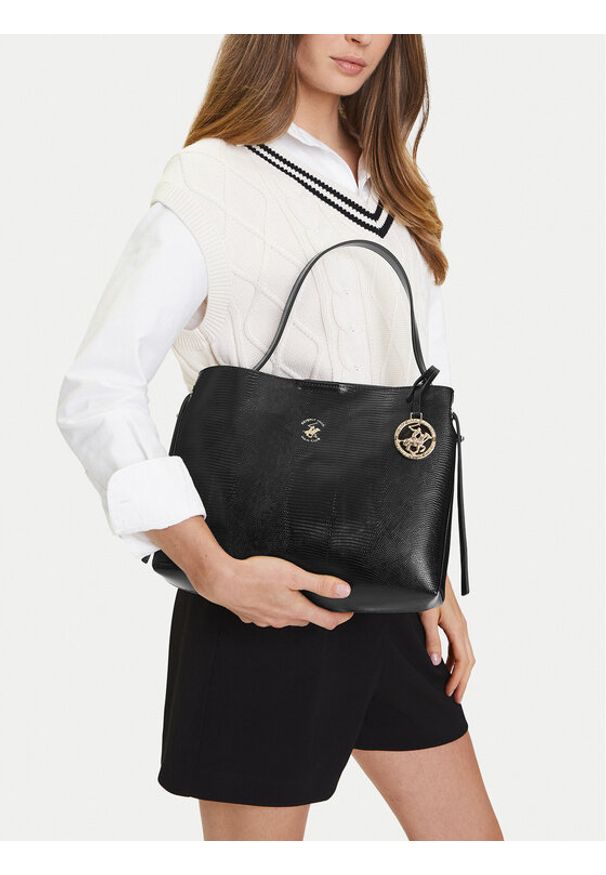 Beverly Hills Polo Club Torebka BHPC-W-04-A23 Czarny. Kolor: czarny