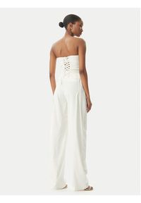 Elisabetta Franchi Kombinezon TU05152E2 100 Écru Regular Fit. Kolor: kremowy. Materiał: syntetyk #3