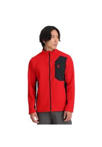 Bluza męska Spyder Bandit Full Zip. Kolor: czerwony