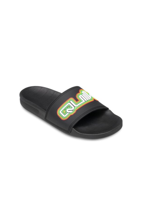 Quiksilver - Sandały wsuwane RIVI Czarny Mężczyźni. Zapięcie: bez zapięcia. Kolor: czarny. Materiał: guma, syntetyk