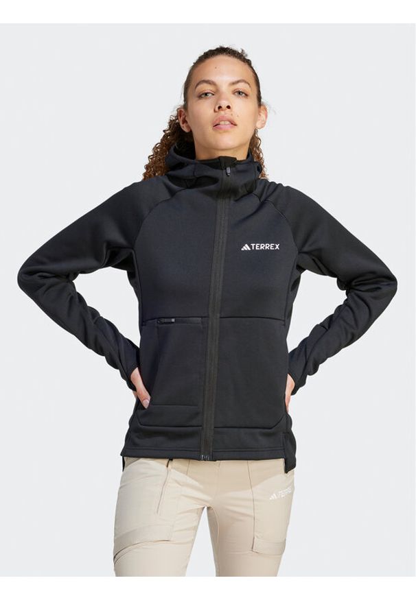 Adidas - adidas Bluza Terrex Xperior IB1843 Czarny Slim Fit. Kolor: czarny. Materiał: syntetyk