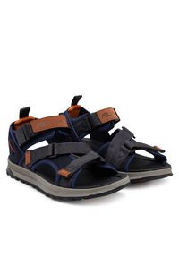 Clarks Sandały ATL Trek Tide 26181521 Granatowy. Kolor: niebieski. Materiał: materiał #6