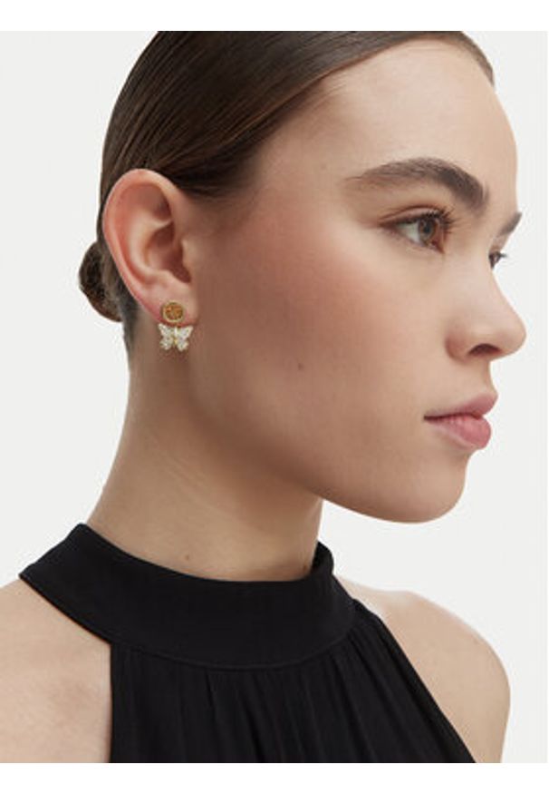 Guess Kolczyki JUBE06 132JW Złoty. Materiał: ze stali, ze stali nierdzewnej. Kolor: złoty