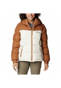 columbia - Kurtka Turystyczna Puchowa Damska Columbia Pike Lake II Insulated Jacket. Kolor: brązowy. Materiał: puch. Sport: turystyka piesza