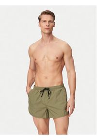 Aeronautica Militare Szorty kąpielowe 261BW0231UCT04311 Zielony Regular Fit. Kolor: zielony. Materiał: syntetyk #4