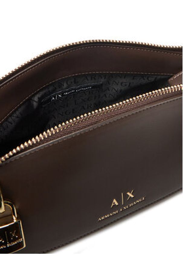 Armani Exchange Torebka XW000304 AF12040 U6304 Brązowy. Kolor: brązowy. Materiał: skórzane